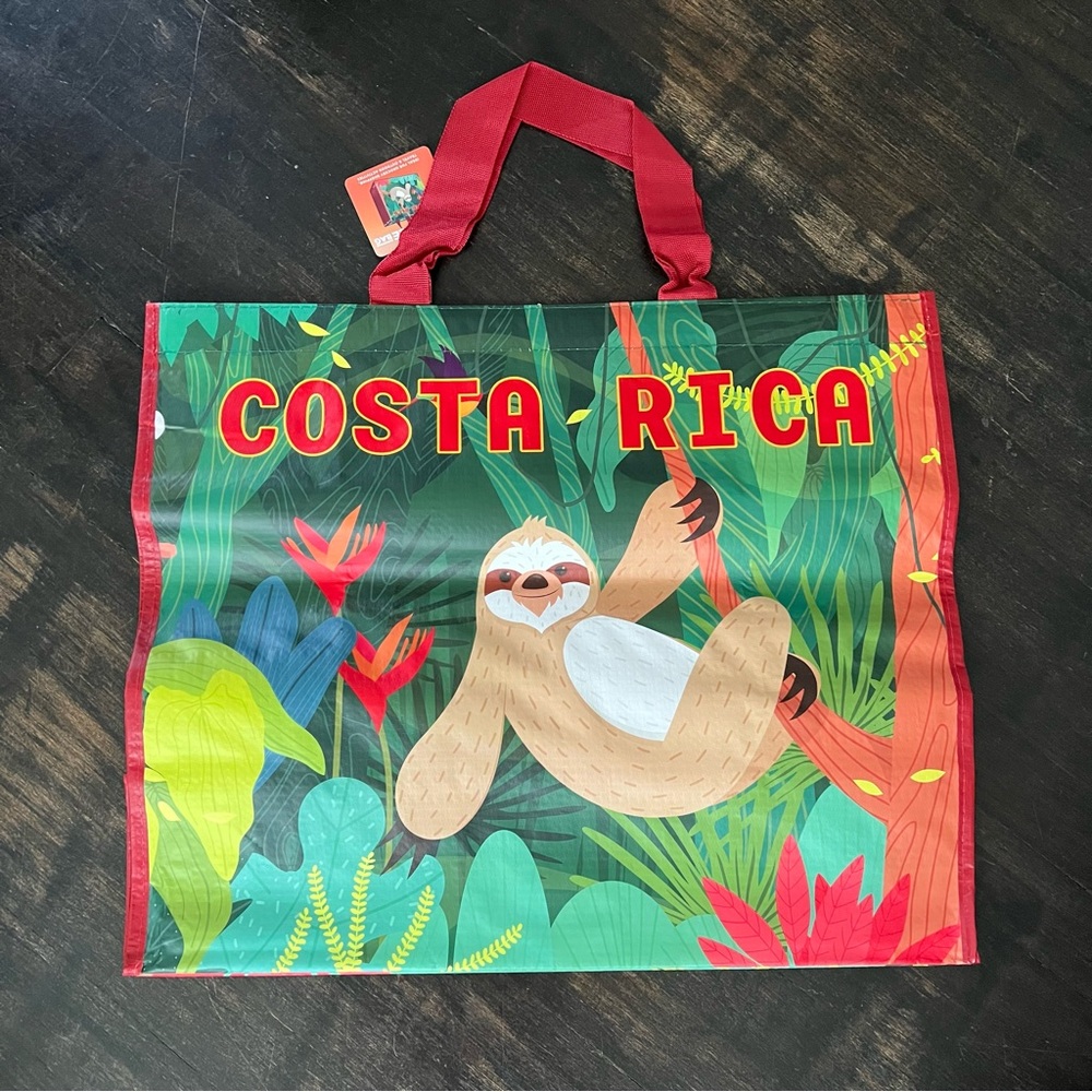 New Costa Rica Sloth PRICESMART Costco Reusable Tote Shopping Bag Pura Vida Eco